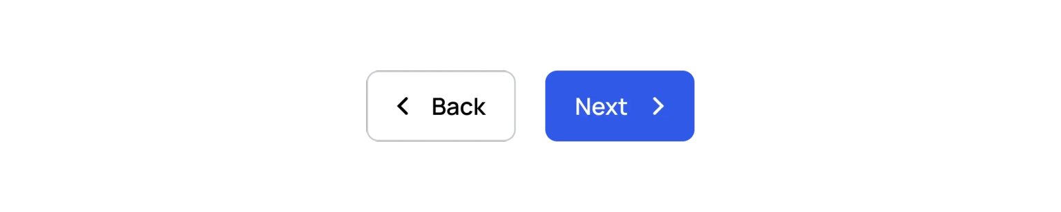 Tertiary and Primary buttons